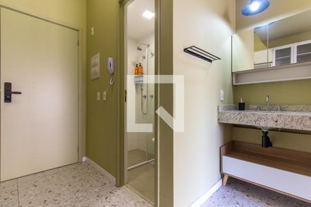 Lavabo de kitnet/studio para alugar com 1 quarto, 25m² em Perdizes, São Paulo