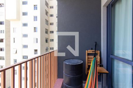 Studio - Varanda de kitnet/studio para alugar com 1 quarto, 25m² em Perdizes, São Paulo