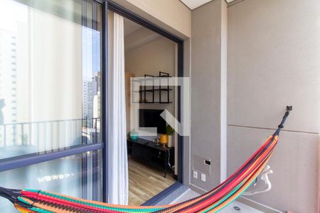 Studio - Varanda de kitnet/studio para alugar com 1 quarto, 25m² em Perdizes, São Paulo