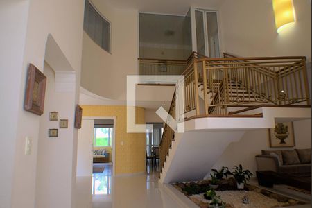 Sala 1 de casa de condomínio à venda com 6 quartos, 388m² em Alphaville Dom Pedro, Campinas