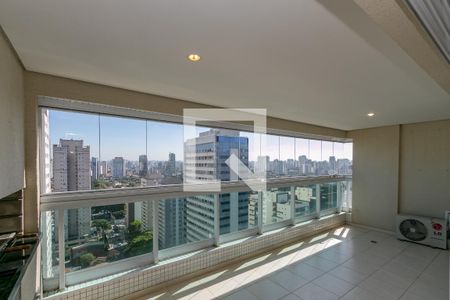 Varanda da Sala de apartamento para alugar com 3 quartos, 129m² em Vila Gertrudes, São Paulo