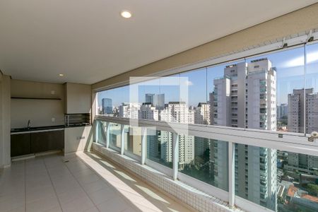 Varanda da Sala de apartamento para alugar com 3 quartos, 129m² em Vila Gertrudes, São Paulo