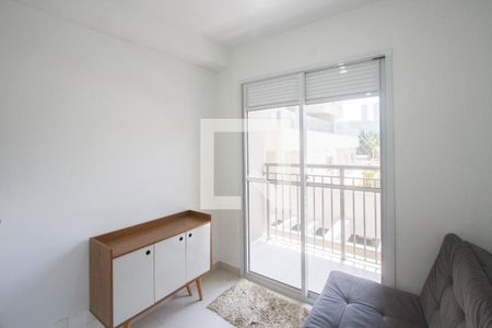 Sala de apartamento para alugar com 1 quarto, 27m² em Jardim Caravelas, São Paulo