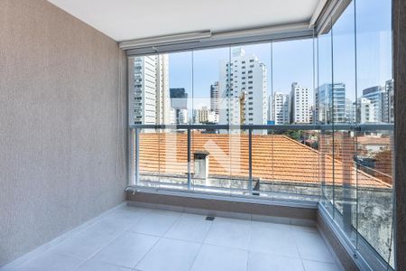 Varanda da Sala de apartamento para alugar com 2 quartos, 55m² em Jardim Paulistano, São Paulo
