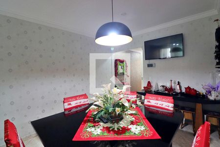 Sala de Jantar de casa à venda com 3 quartos, 161m² em Jardim das Maravilhas, Santo André