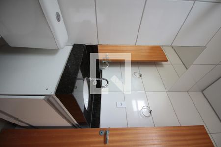 Banheiro Social de apartamento à venda com 1 quarto, 32m² em Paquetá, Belo Horizonte