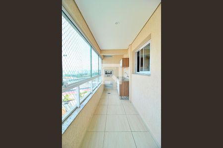 Varanda gourmet de apartamento à venda com 3 quartos, 163m² em Bangú, Santo André