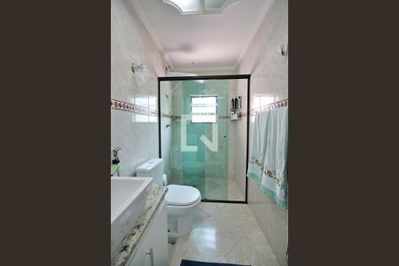 Banheiro do Quarto 1 - Suíte de casa à venda com 3 quartos, 153m² em Santa Terezinha, São Bernardo do Campo