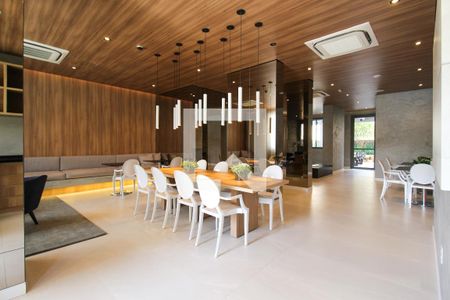 Studio para alugar com 26m², 1 quarto e sem vaga Studio para alugar com 26m², 1 quarto e sem vagaÁrea comum - Salão de festas