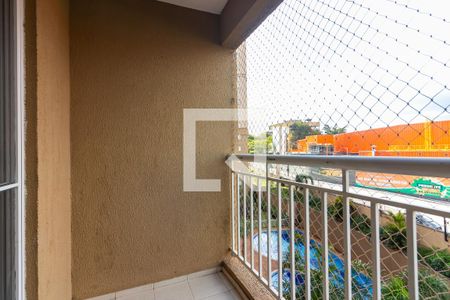 Varanda da Sala de apartamento à venda com 2 quartos, 68m² em Santo Antônio, Osasco