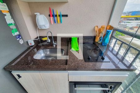 Sacada / Cozinha de kitnet/studio à venda com 1 quarto, 34m² em Ipiranga, São Paulo