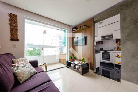 Sala de apartamento para alugar com 2 quartos, 65m² em Buritis, Belo Horizonte