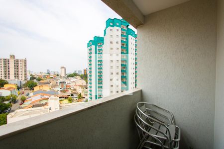 Varanda da sala de apartamento à venda com 4 quartos, 90m² em Vila Gilda, Santo André