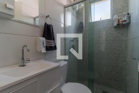 Banheiro Social de apartamento à venda com 2 quartos, 44m² em Dom Silverio, Belo Horizonte