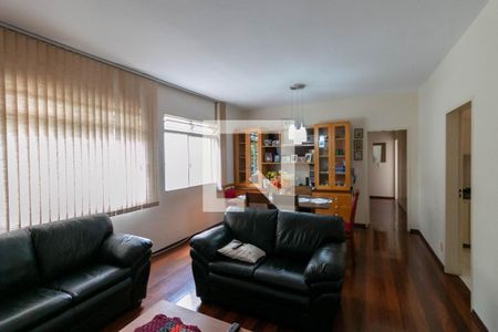 Sala de apartamento à venda com 3 quartos, 101m² em Grajaú, Belo Horizonte