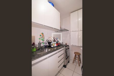 Cozinha de apartamento à venda com 2 quartos, 50m² em Jardim America, Belo Horizonte