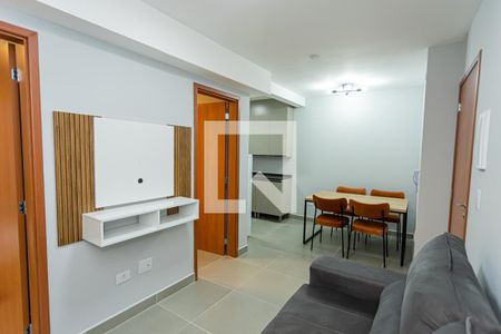 Sala de apartamento para alugar com 2 quartos, 58m² em Jardim Líbano, São Paulo