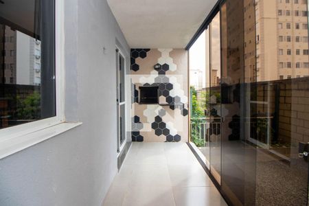 Varanda da Sala de apartamento à venda com 2 quartos, 58m² em Humaitá, Porto Alegre