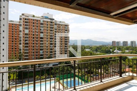Vista da Varanda de apartamento à venda com 1 quarto, 70m² em Barra da Tijuca, Rio de Janeiro