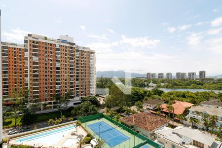 Vista da Varanda de apartamento à venda com 1 quarto, 70m² em Barra da Tijuca, Rio de Janeiro