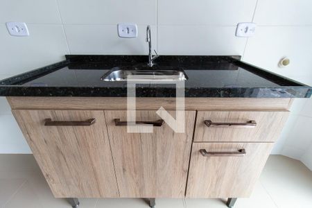 Detalhe da cozinha de apartamento para alugar com 2 quartos, 47m² em Parque da Fonte, São José dos Pinhais