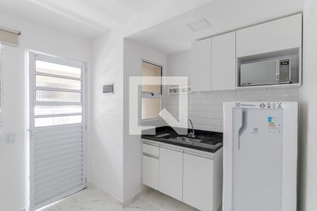 Cozinha de apartamento para alugar com 1 quarto, 20m² em Aclimação, São Paulo