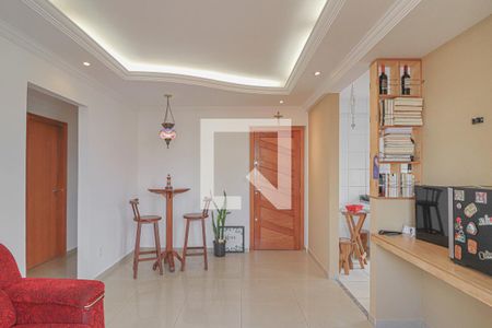 Sala de apartamento para alugar com 2 quartos, 63m² em Sagrada Família, Belo Horizonte