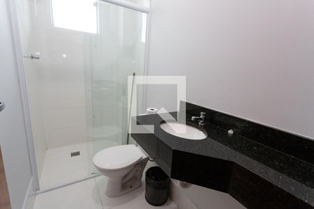 Banheiro  de kitnet/studio para alugar com 1 quarto, 36m² em Vila Nogueira, Diadema