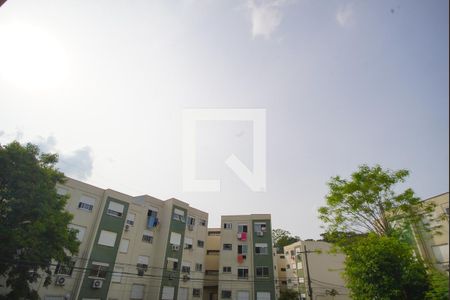 Sala_Vista de apartamento à venda com 2 quartos, 55m² em Jardim Itu, Porto Alegre