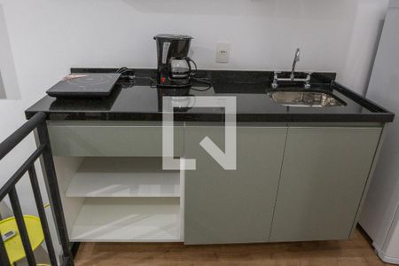 Cozinha de kitnet/studio à venda com 1 quarto, 25m² em Perdizes, São Paulo