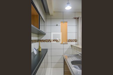 Sala/Cozinha de apartamento para alugar com 1 quarto, 55m² em Nova Petrópolis, São Bernardo do Campo