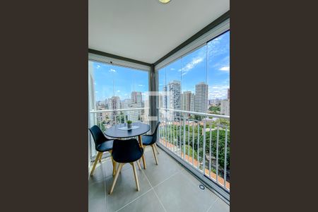 Varanda de kitnet/studio para alugar com 1 quarto, 36m² em Vila Mariana, São Paulo