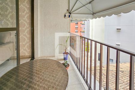 Varanda de apartamento para alugar com 3 quartos, 118m² em Balneário Cidade Atlântica, Guarujá