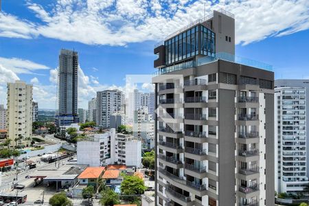 Varanda - vista  de kitnet/studio para alugar com 1 quarto, 30m² em Vila Madalena , São Paulo