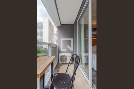 Varanda de apartamento à venda com 1 quarto, 27m² em Consolação, São Paulo