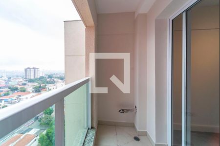 Varanda da Sala de apartamento à venda com 2 quartos, 73m² em Vila Eldízia, Santo André