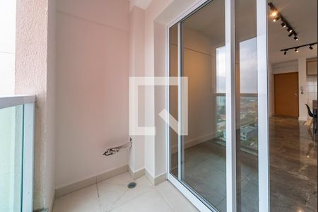 Varanda da Sala de apartamento à venda com 2 quartos, 73m² em Vila Eldízia, Santo André