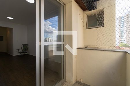 Varanda da Sala de apartamento para alugar com 2 quartos, 64m² em Vila Gumercindo, São Paulo