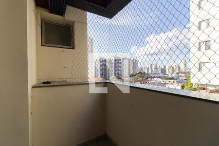 Varanda da Sala de apartamento para alugar com 2 quartos, 64m² em Vila Gumercindo, São Paulo