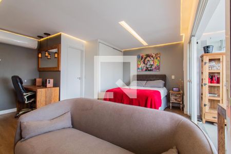 Sala / Quarto de kitnet/studio para alugar com 1 quarto, 39m² em Vila Andrade, São Paulo