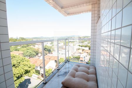 Varanda da Sala de apartamento à venda com 4 quartos, 176m² em Brasiléia, Betim