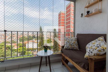 Varanda da Sala de apartamento à venda com 3 quartos, 96m² em Vila Sônia, São Paulo