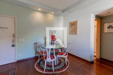 Sala de apartamento à venda com 1 quarto, 64m² em Humaitá, Rio de Janeiro