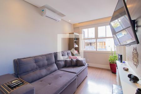 Sala de apartamento à venda com 1 quarto, 43m² em Centro Histórico, Porto Alegre