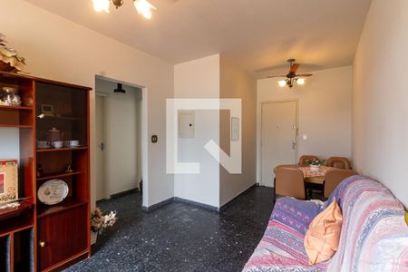 Sala de apartamento para alugar com 1 quarto, 62m² em Maracanã, Praia Grande