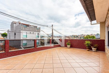 Varanda da Sala de casa à venda com 3 quartos, 300m² em Jardim Santo André, Santo André