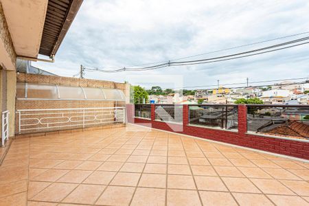 Varanda da Sala de casa à venda com 3 quartos, 300m² em Jardim Santo André, Santo André