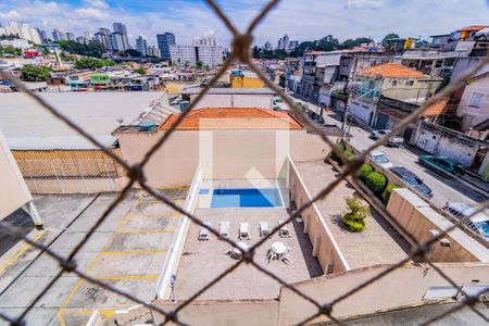 Vista da sala de apartamento à venda com 2 quartos, 60m² em Vila Babilônia, São Paulo