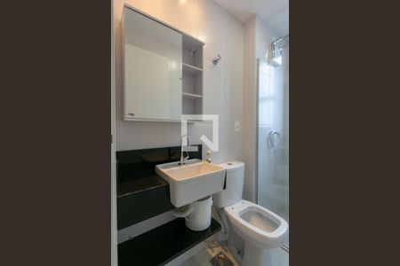 Banheiro de apartamento para alugar com 1 quarto, 30m² em Funcionários, Belo Horizonte
