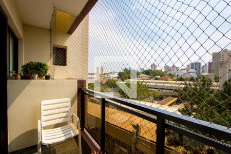 Varanda da sala de apartamento à venda com 3 quartos, 140m² em Vila Alzira, Santo André
